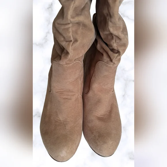 Velvet Heeled Boots - Picture 2 of 4